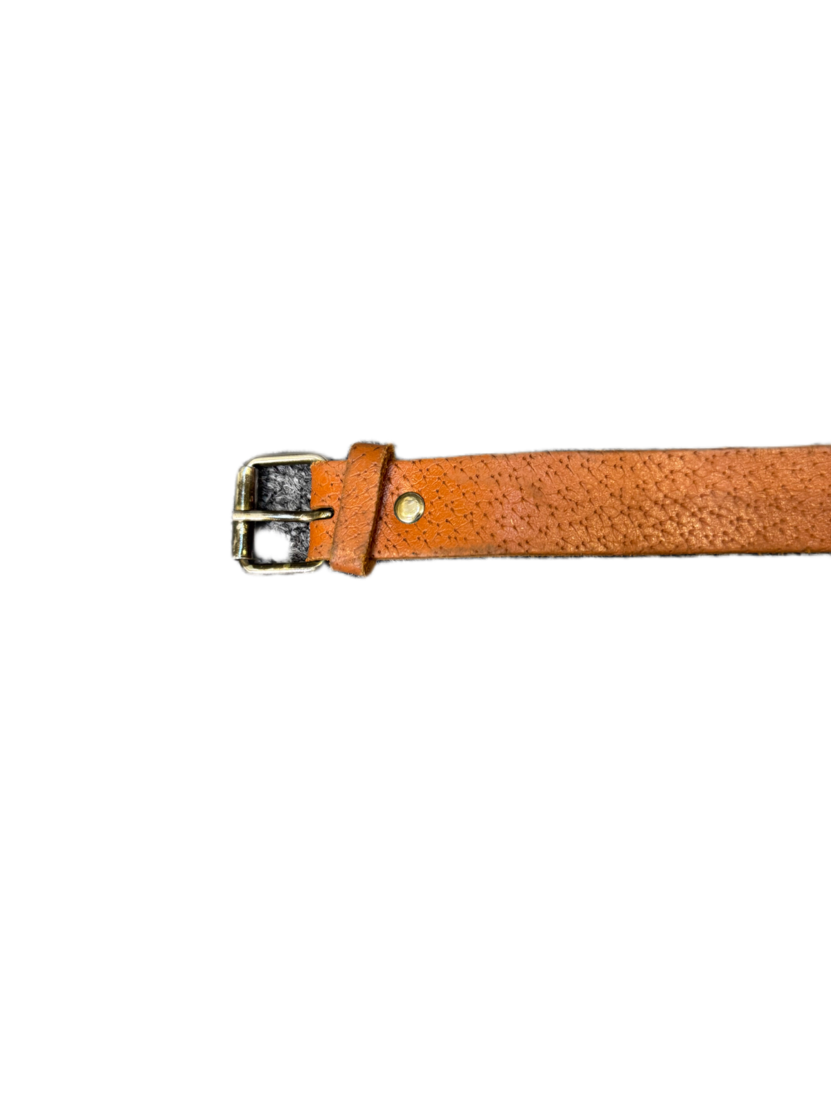 Waist Belt Men Brown Leather Adjustable Silver Pin Roller Buckle 36.5 inches