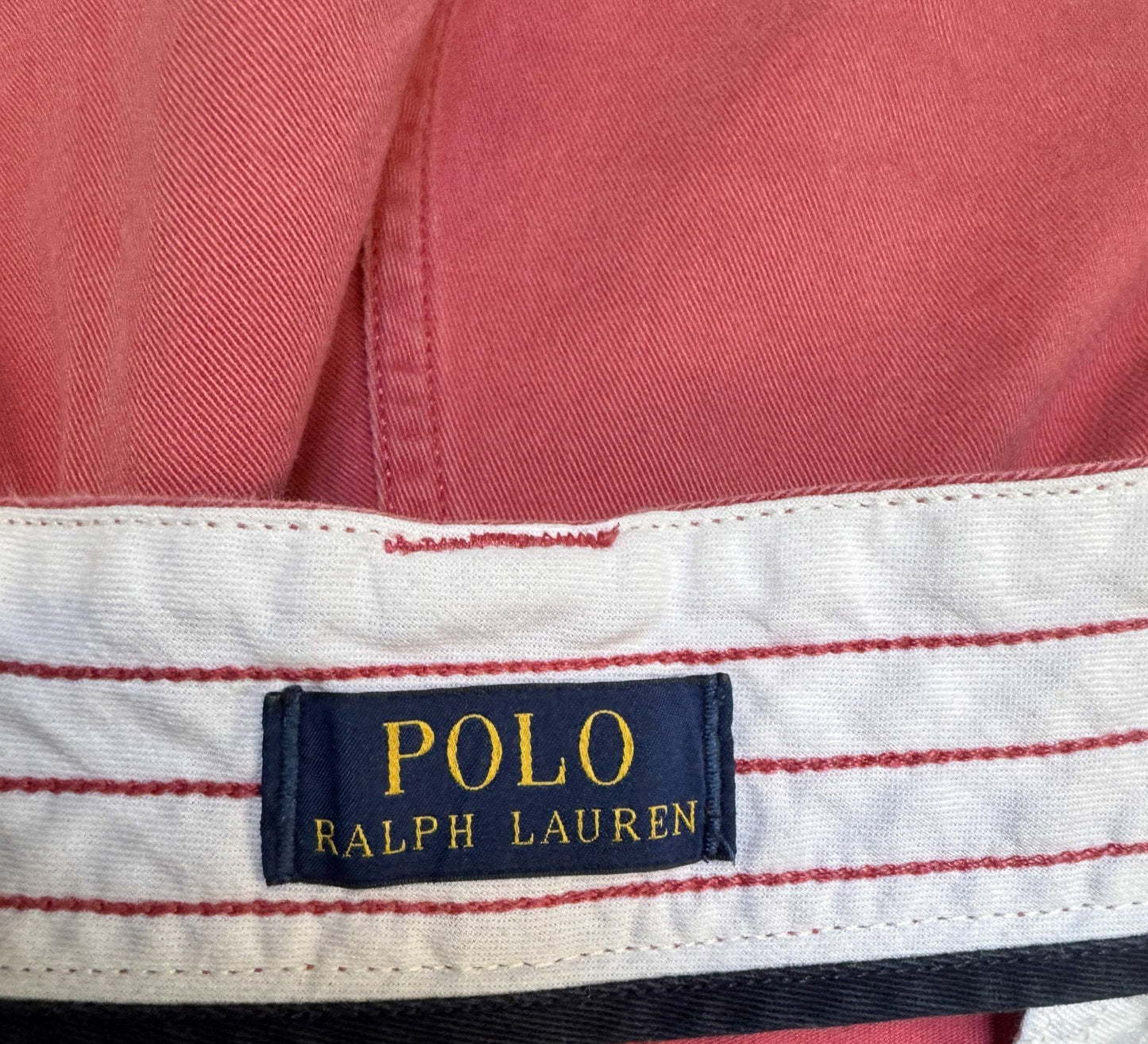 Polo Ralph Lauren Cargo Shorts Fits as Mens XL 37" Waist Red Hiking Outdoor