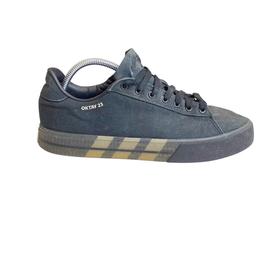 adidas Daily 3.0 CLN Oktay Trainers Low Sneakers Mens 7 Black Textile Lace Up