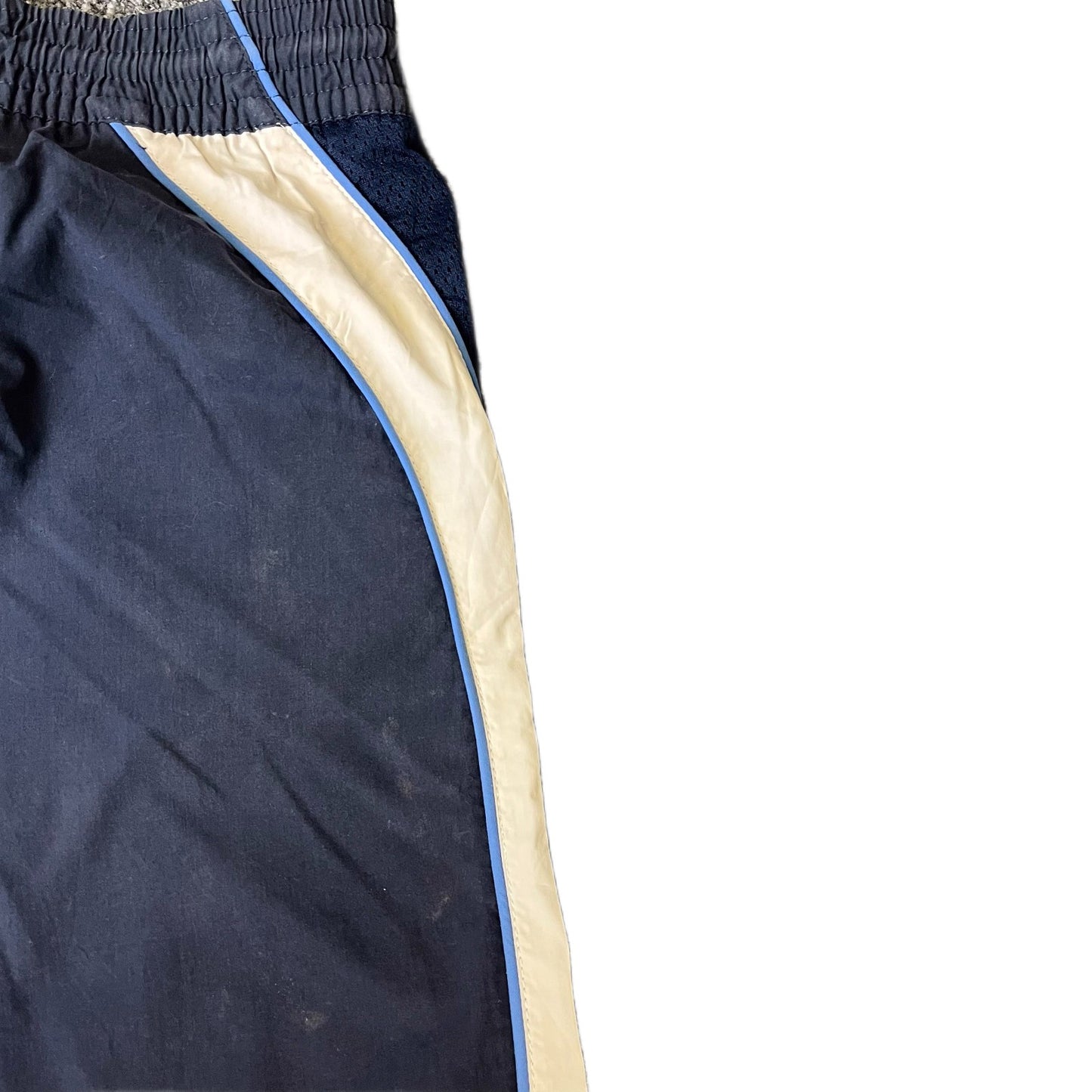 Nike Shorts Fits as Boys XS 26" Waist Blue Mesh Panels Performance Drawstring