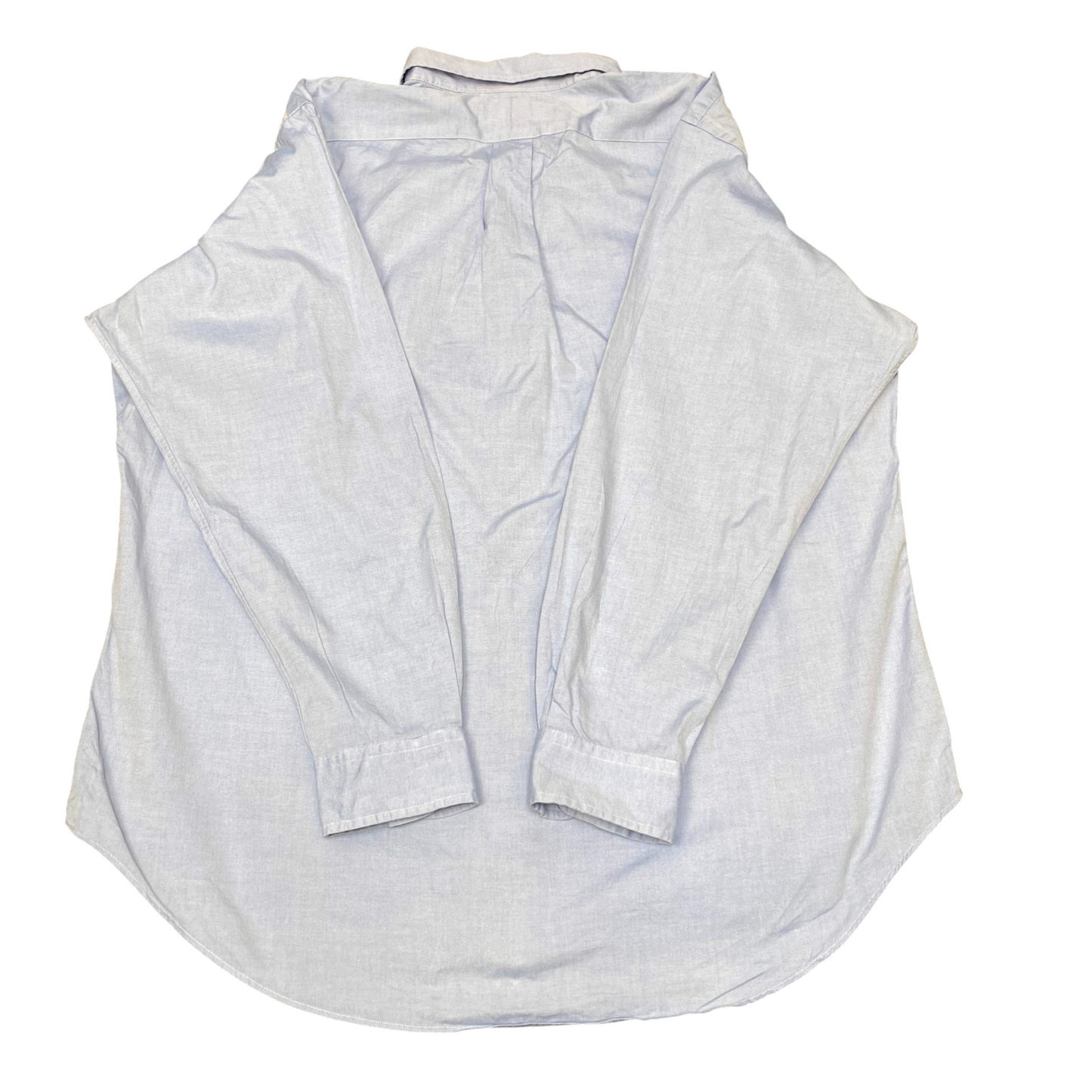 Ralph Lauren Formal Shirt Mens XL Blue Classic Fit Long Sleeve Pony Button Down