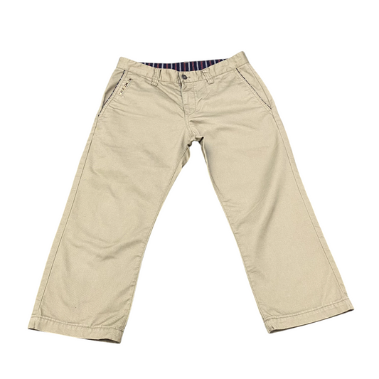 Dickies Trousers Mens Medium Beige Pockets Straight Fit Workwear Outdoor Chino