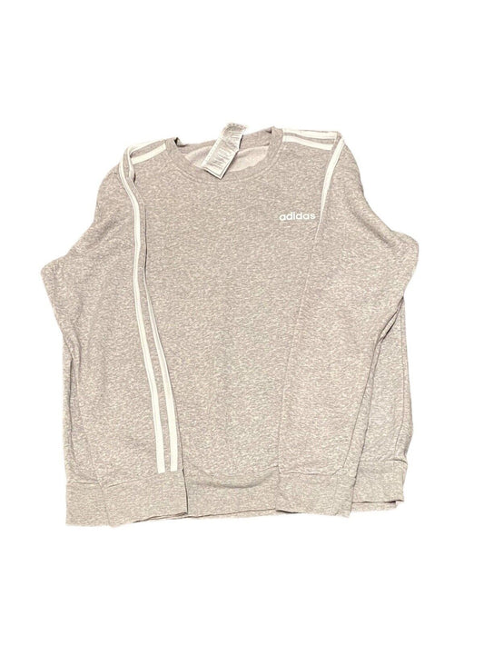 Adidas Spellout Sweatshirt Jumper Grey Womens L