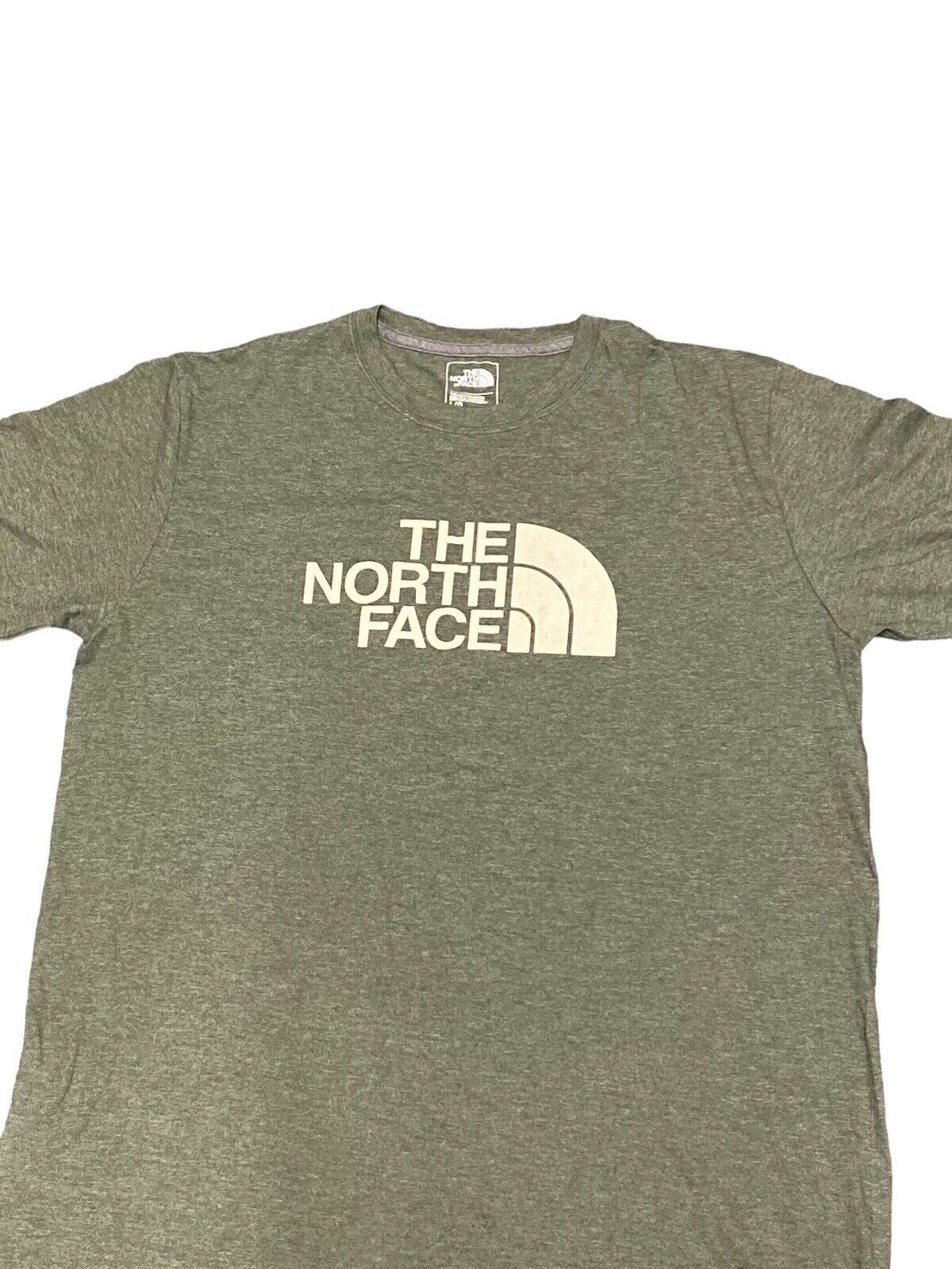 The North Face T-Shirt Green Mens L Chest Logo