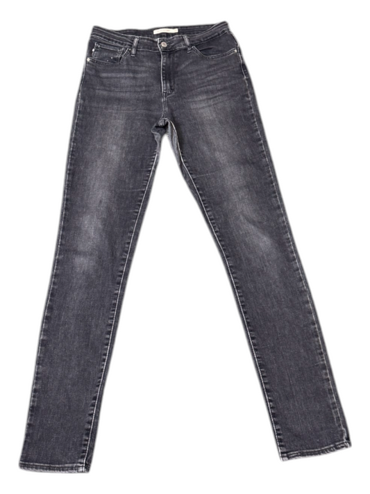 Levi's Jeans Men 29W 32L Grey Denim Medium Wash Skinny Straight Leg 5 Pocket