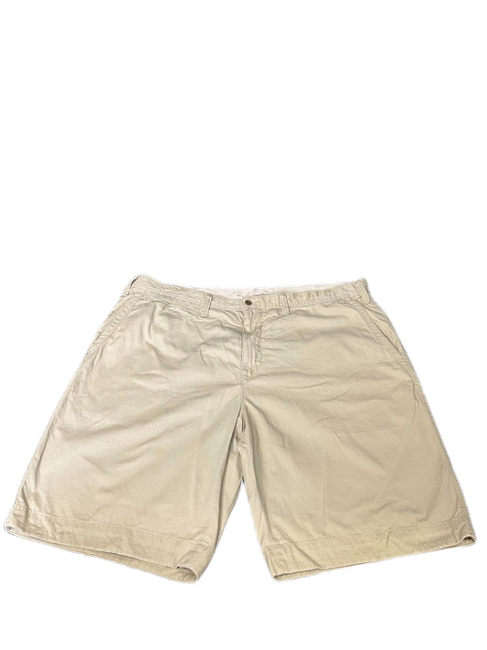 Ralph Lauren Classic Chino Shorts Fits as Mens XL 43" Waist Khaki Relaxed Fit