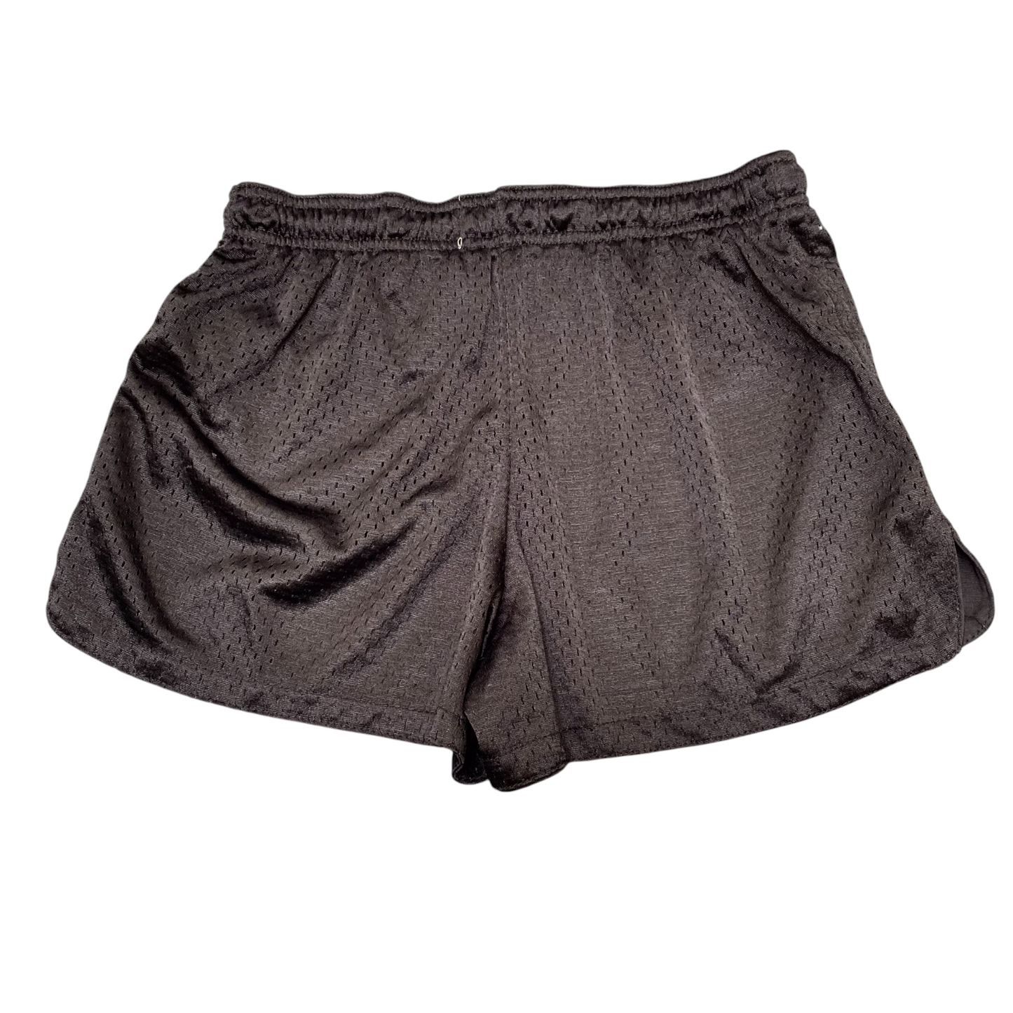 Running Sprinter Shorts Womens XL Black Mesh Activewear Athletic Gym Drawstring