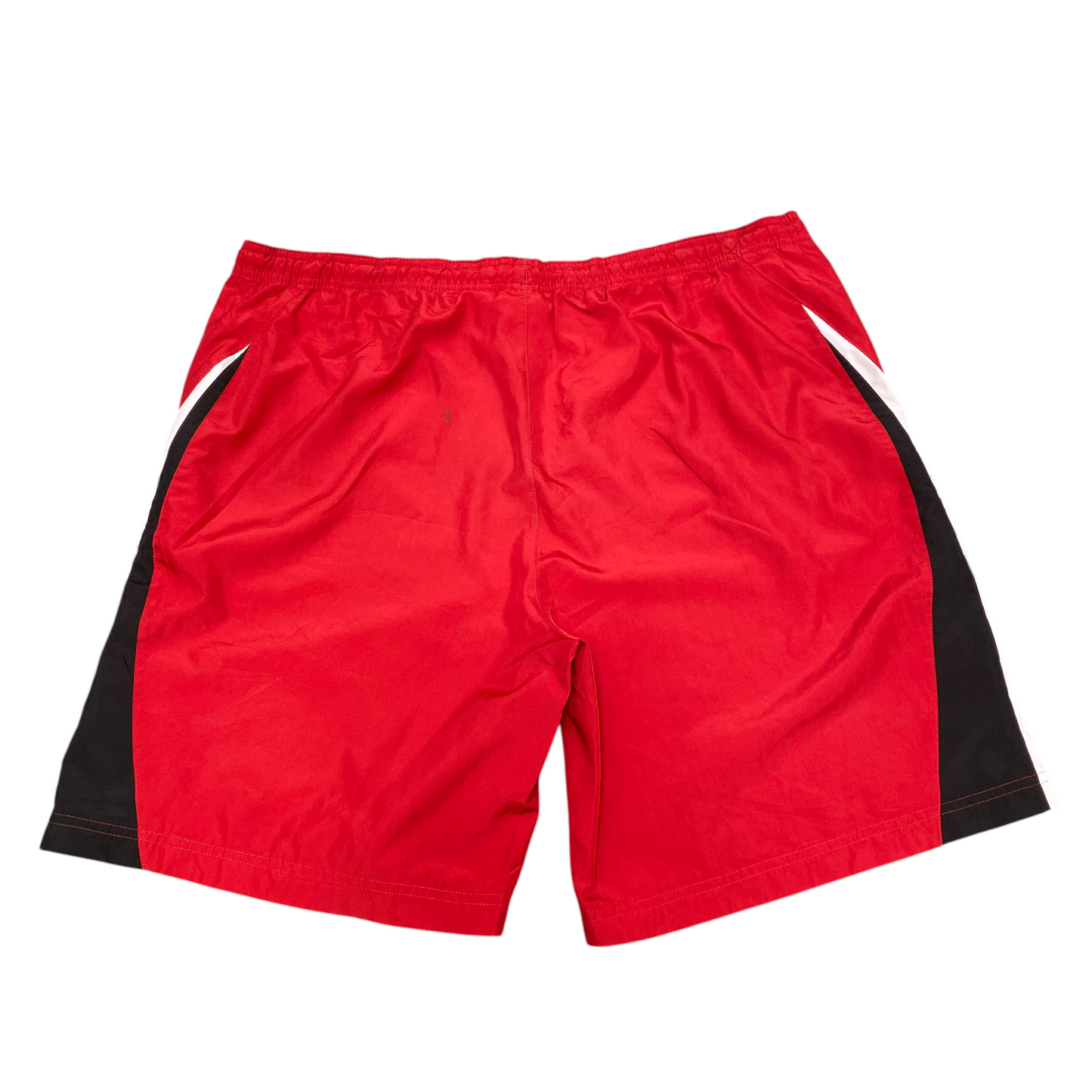 Reebok Swim Boardshort Mens XL Red Athletic Fit Stretch Elastic Waist Drawstring