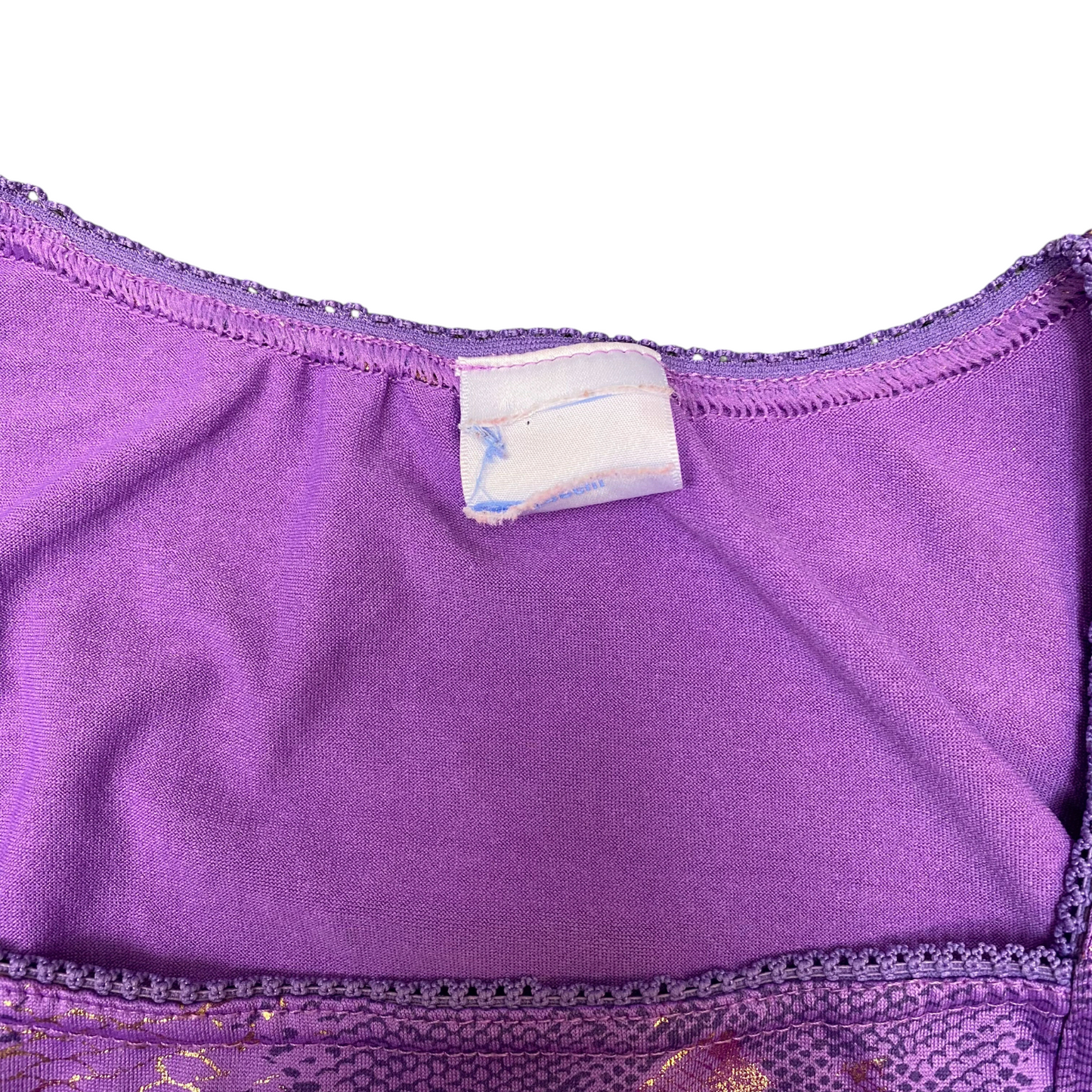 Blouse Top Womens S Purple Snake Print Square Neck Sleeveless Pullover Outdoor