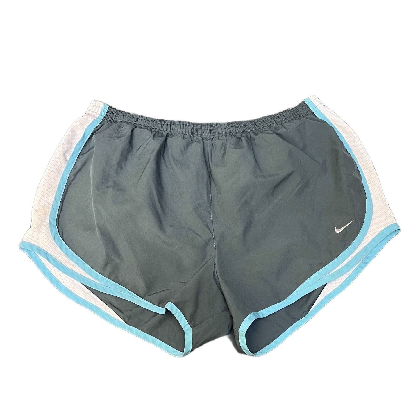 Nike Running Sprinter Shorts Fits as Womens Medium 30" Waist Grey Dolphin Hem