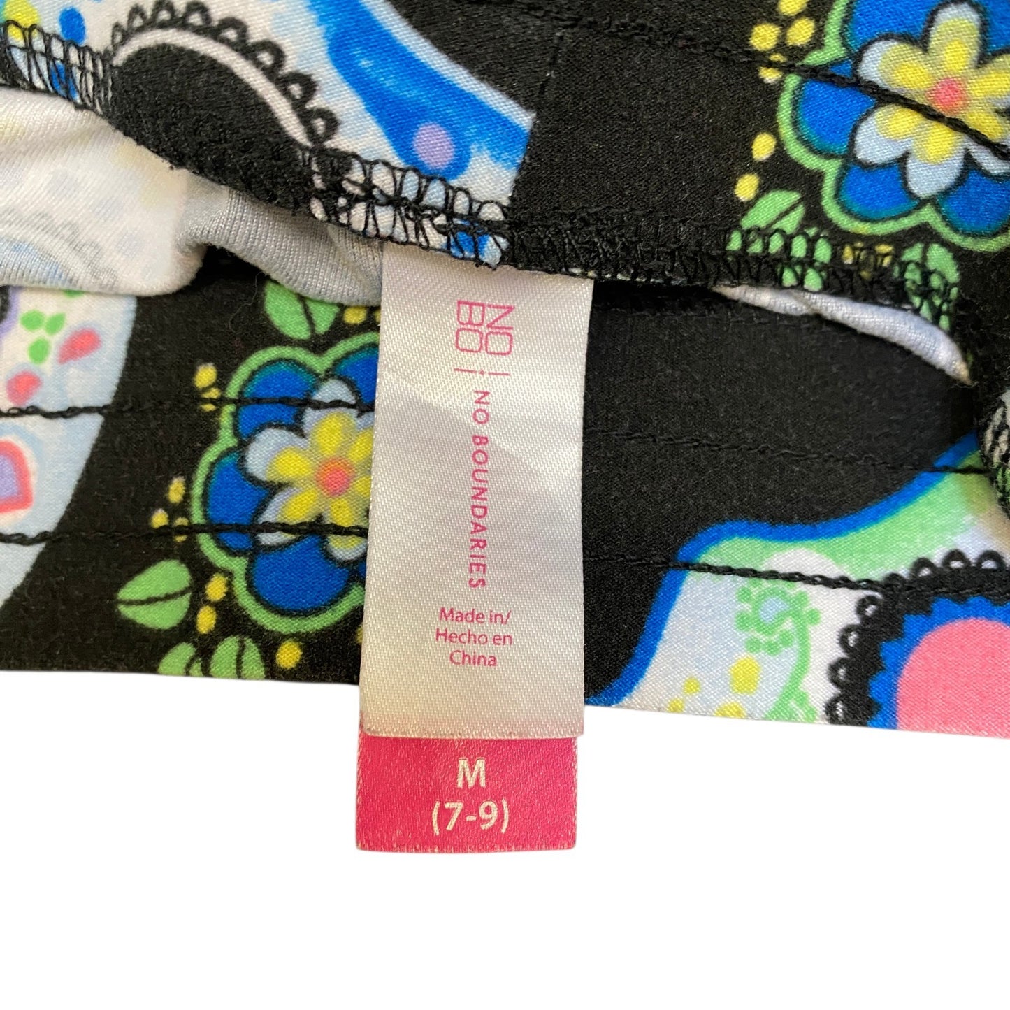 Running Sprinter Shorts Womens M 26" Waist Multi Skull Floral Athletic Workout