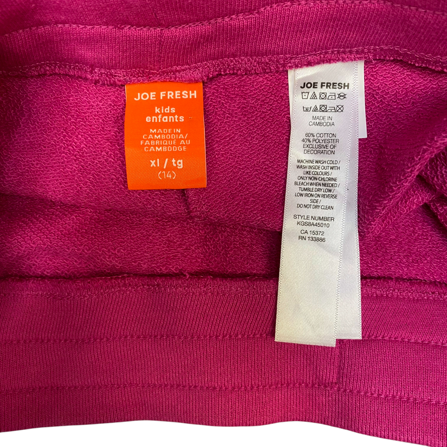 Running Sprinter High 5 Shorts Kids XL Pink Athletic Stretch Drawstring Waist