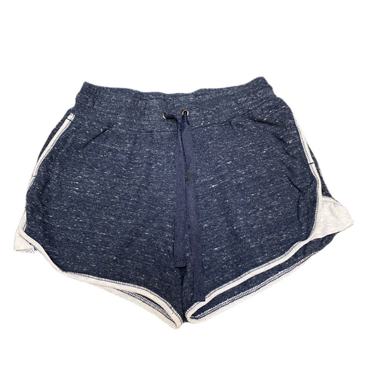 Running Sprinter Shorts Womens S 26" Waist Blue Athletic Gym Workout Dolphin Hem