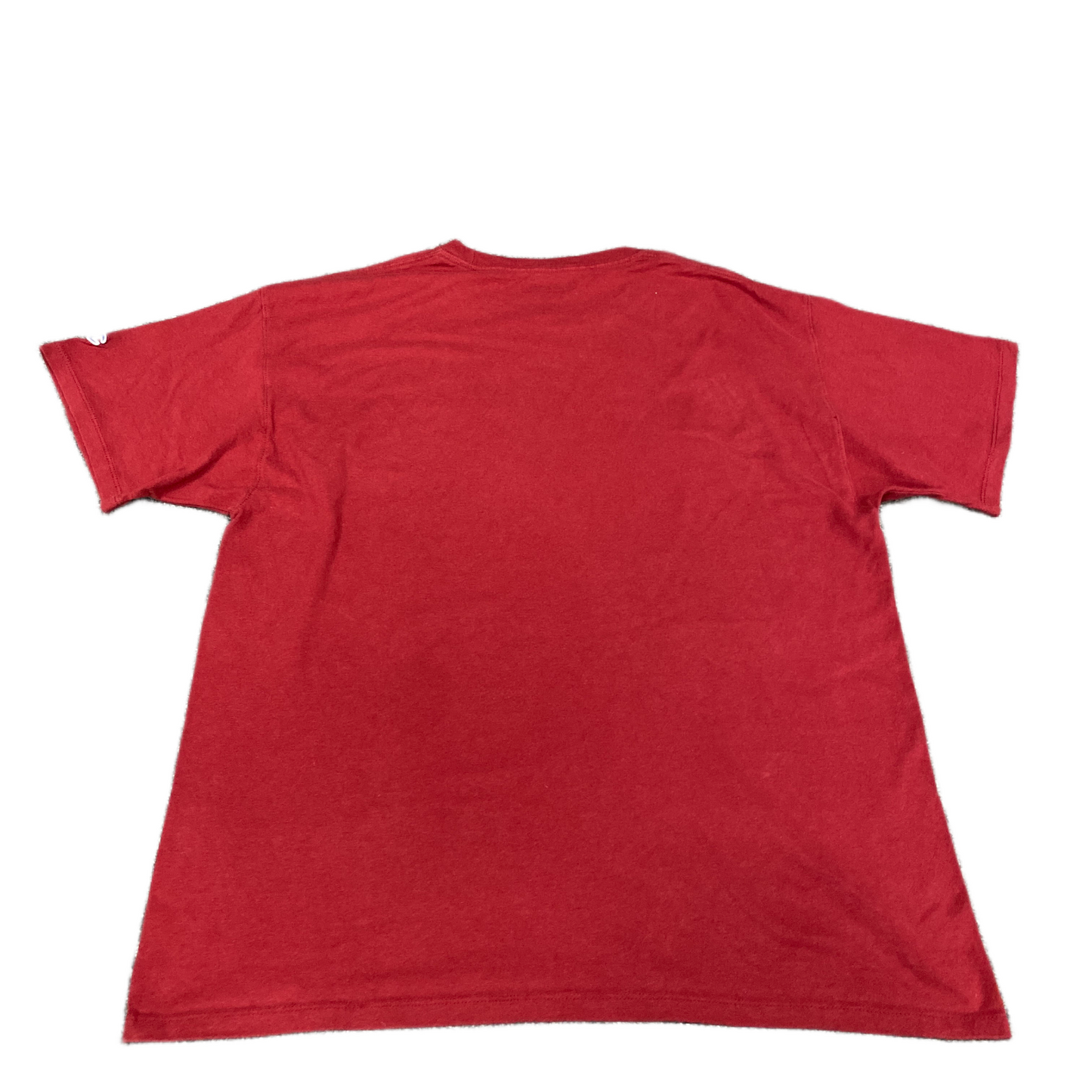 Champion Athleticwear T-Shirt Mens Large Red Short Sleeve Crew Neck Pullover Tee