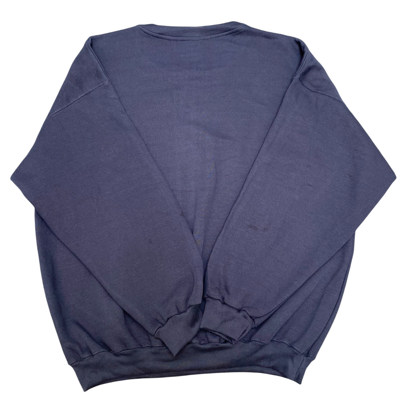Nike Reworked Sweatshirt Mens XL Blue Heather Embroidered Long Sleeve Crew Neck