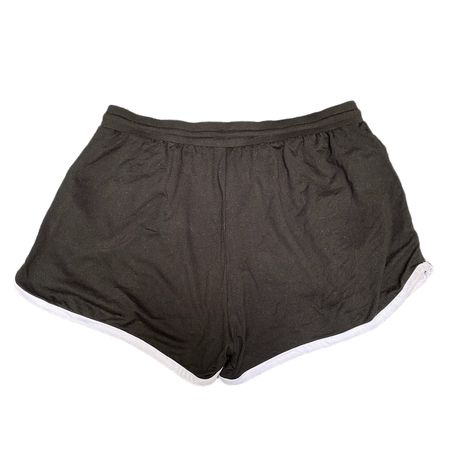 Running Sprinter Shorts Womens M 29" Waist Black Athletic Gym Workout Drawstring