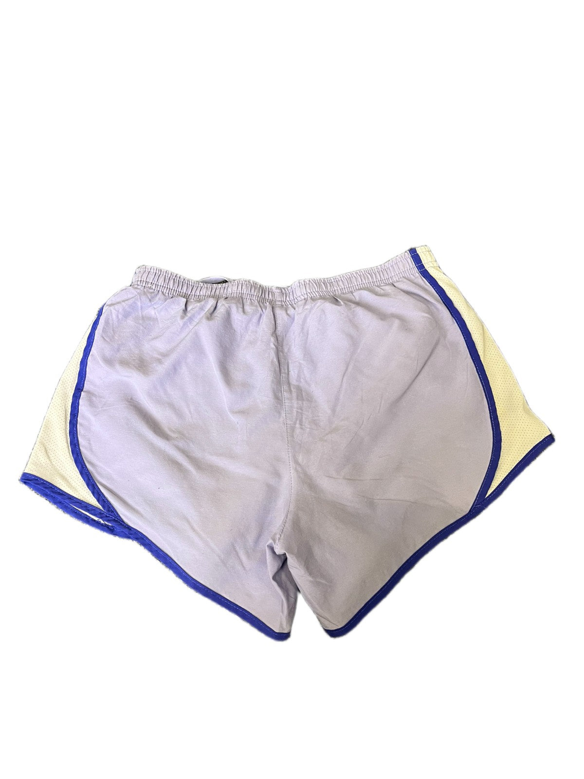 Nike Dri-Fit Athletic Shorts Fits as Womens S 25" Waist Purple White Dolphin Hem