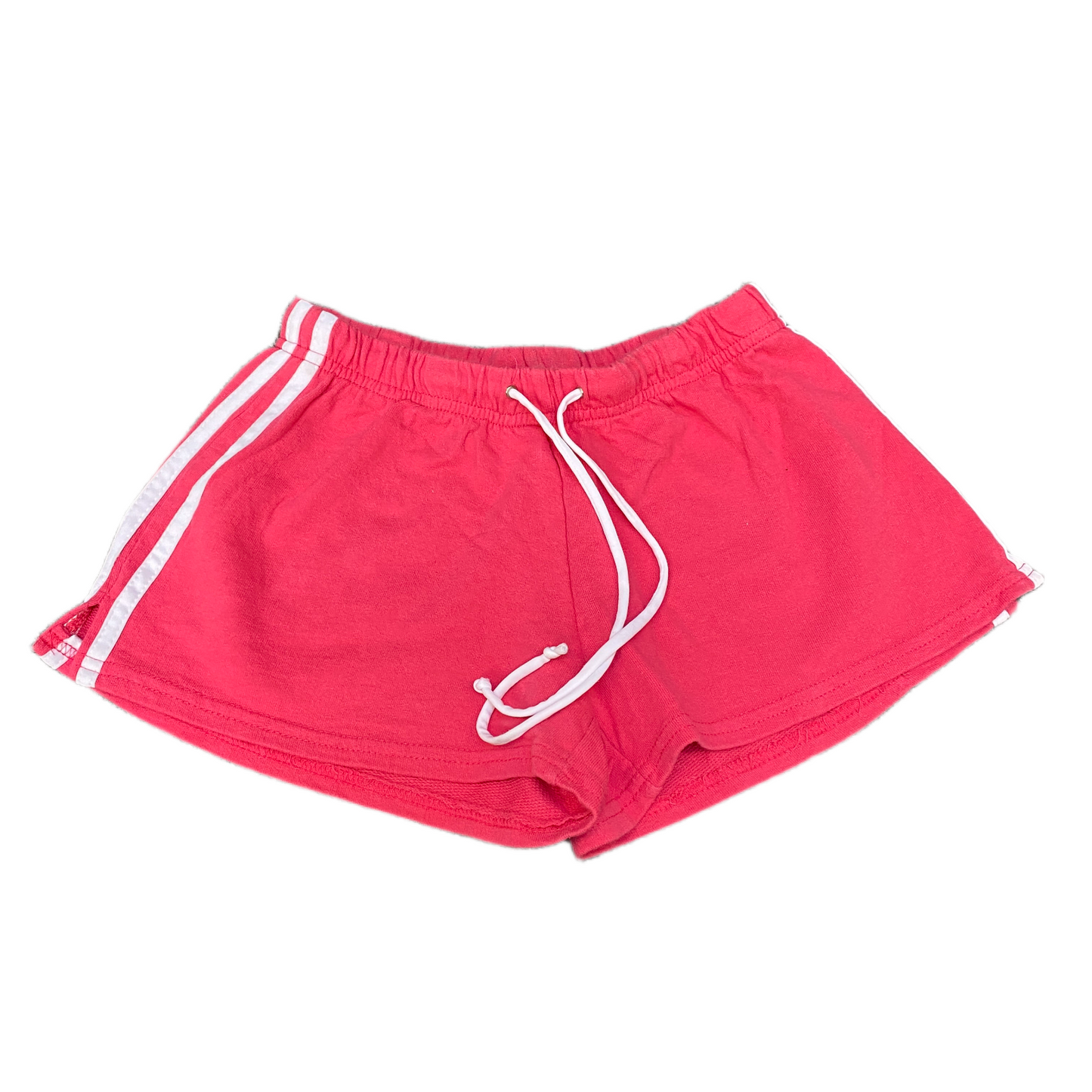Running Sprinter Shorts Womens M 23" Waist Pink Athletic Gym Workout Drawstring