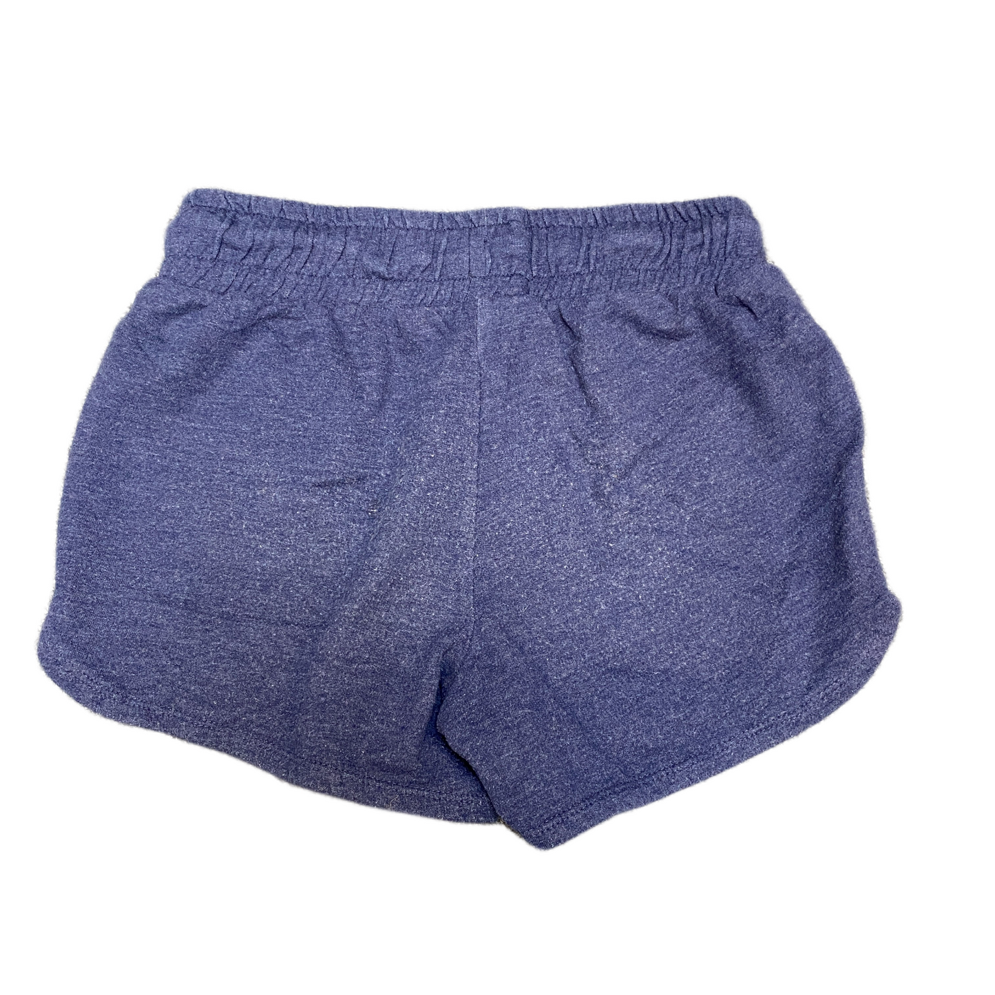 Running Sprinter Shorts Womens L 24" Waist Navy Athletic Gym Workout Dolphin Hem