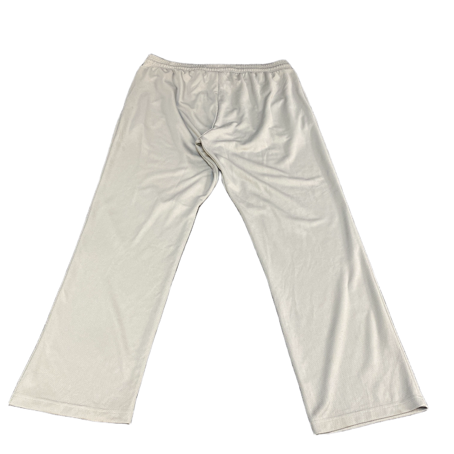 Reebok Track Pants Fits as Womens 35" Waist Grey Running Gym Drawstring Trousers