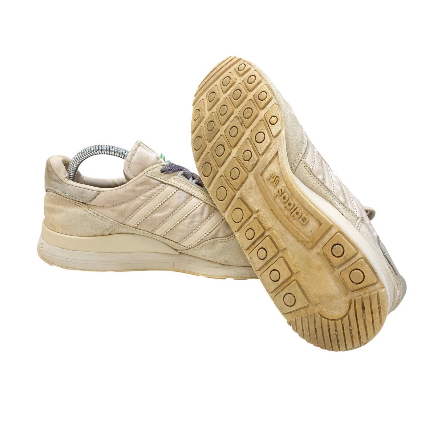 Adidas Originals Zx 500 Weave Trainers Sneakers Men's UK 6 Ivory Suede Leather