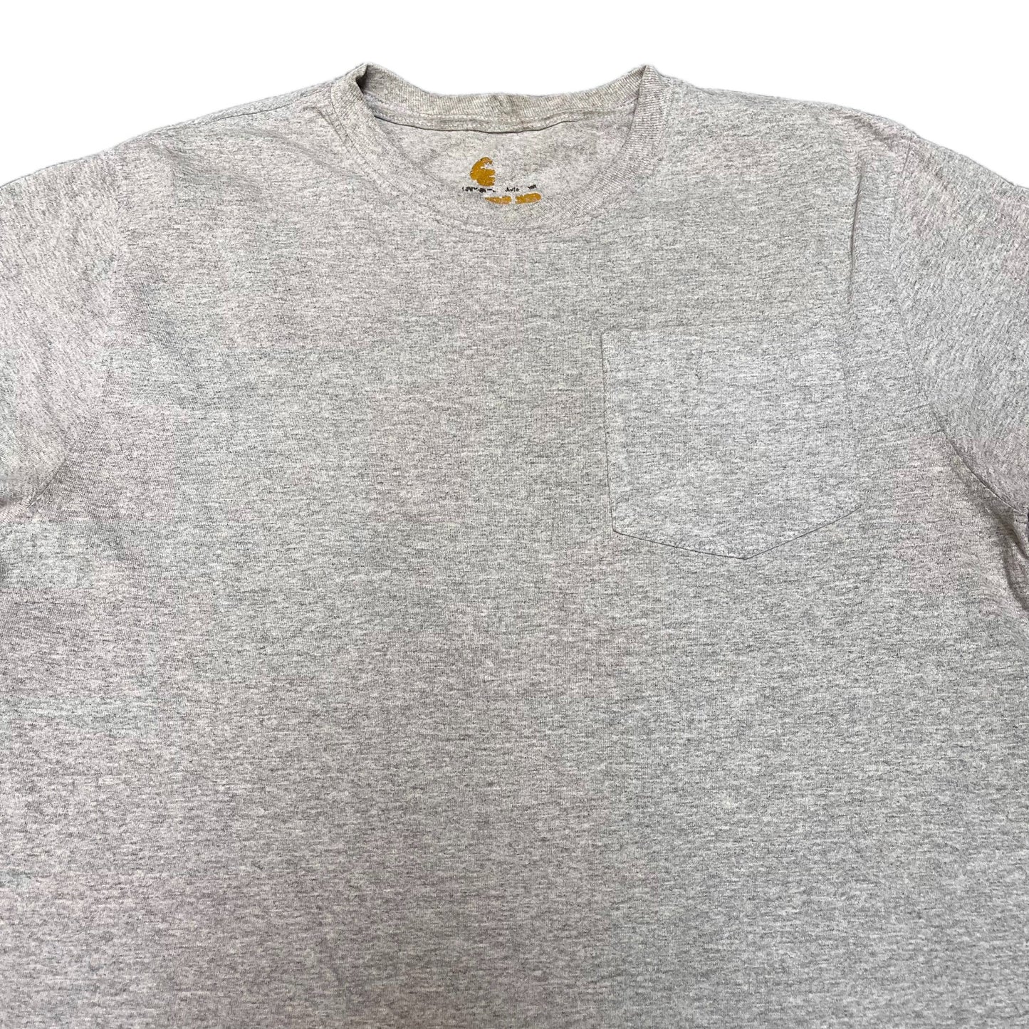 Carhartt Pocket T-Shirt Mens S Grey Heather Original Fit Short Sleeve Summer Tee