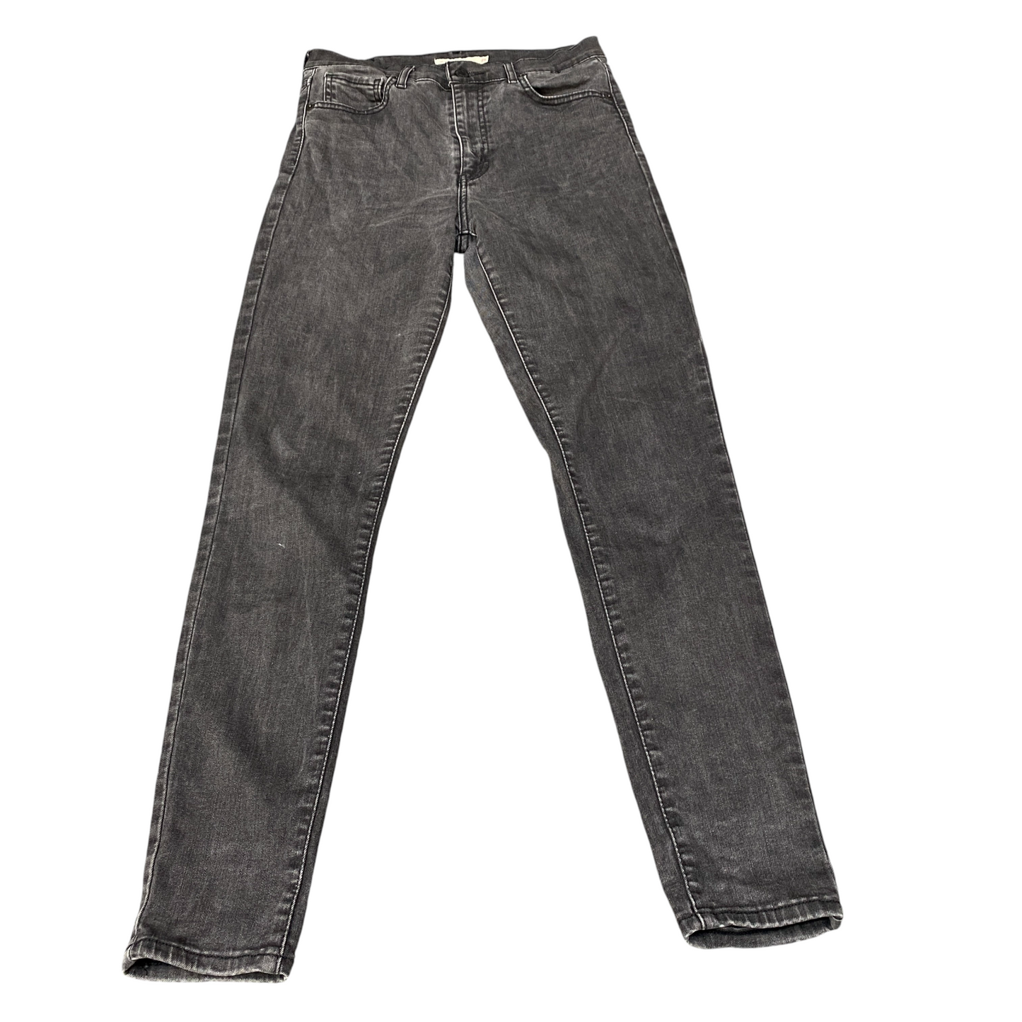 Levi's Jeans Womens 28" Waist Grey Premium Mile High Super Stretch Skinny Leg