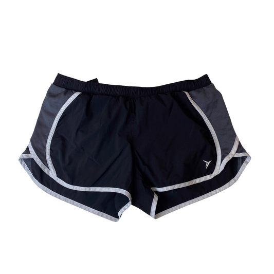 Old Navy Sprinter Shorts Womens M Black Running & Jogging Elastic Waist Pull On