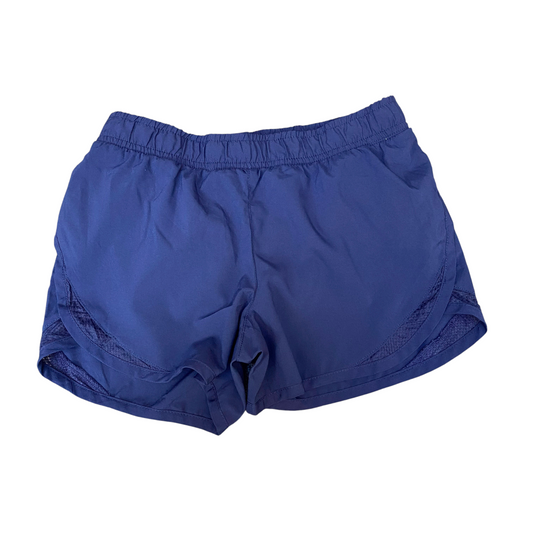 Active Running Sprinter Shorts Womens Large Navy Go Dry Athletic Elastic Waist