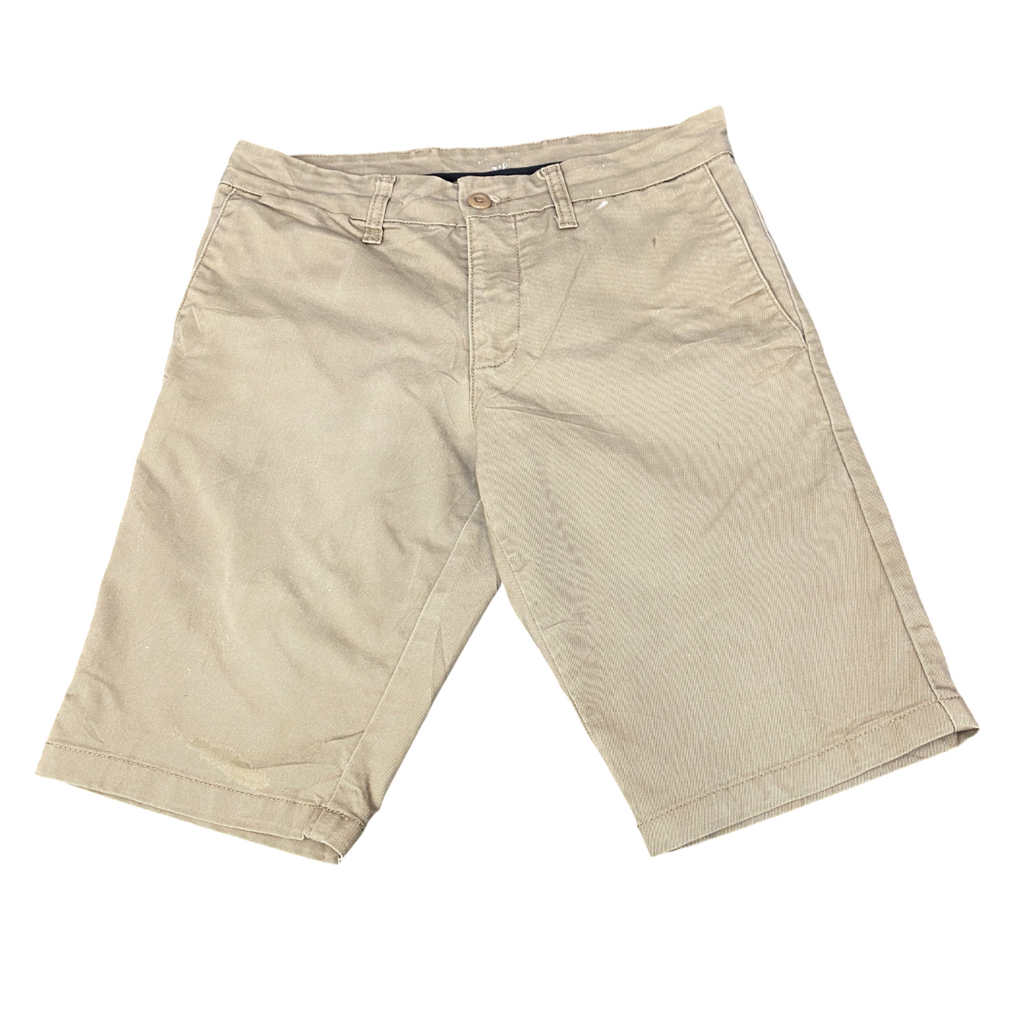 Carhartt Sid Shorts Mens Medium Beige Workwear Slash Pockets Comfort Flat Front