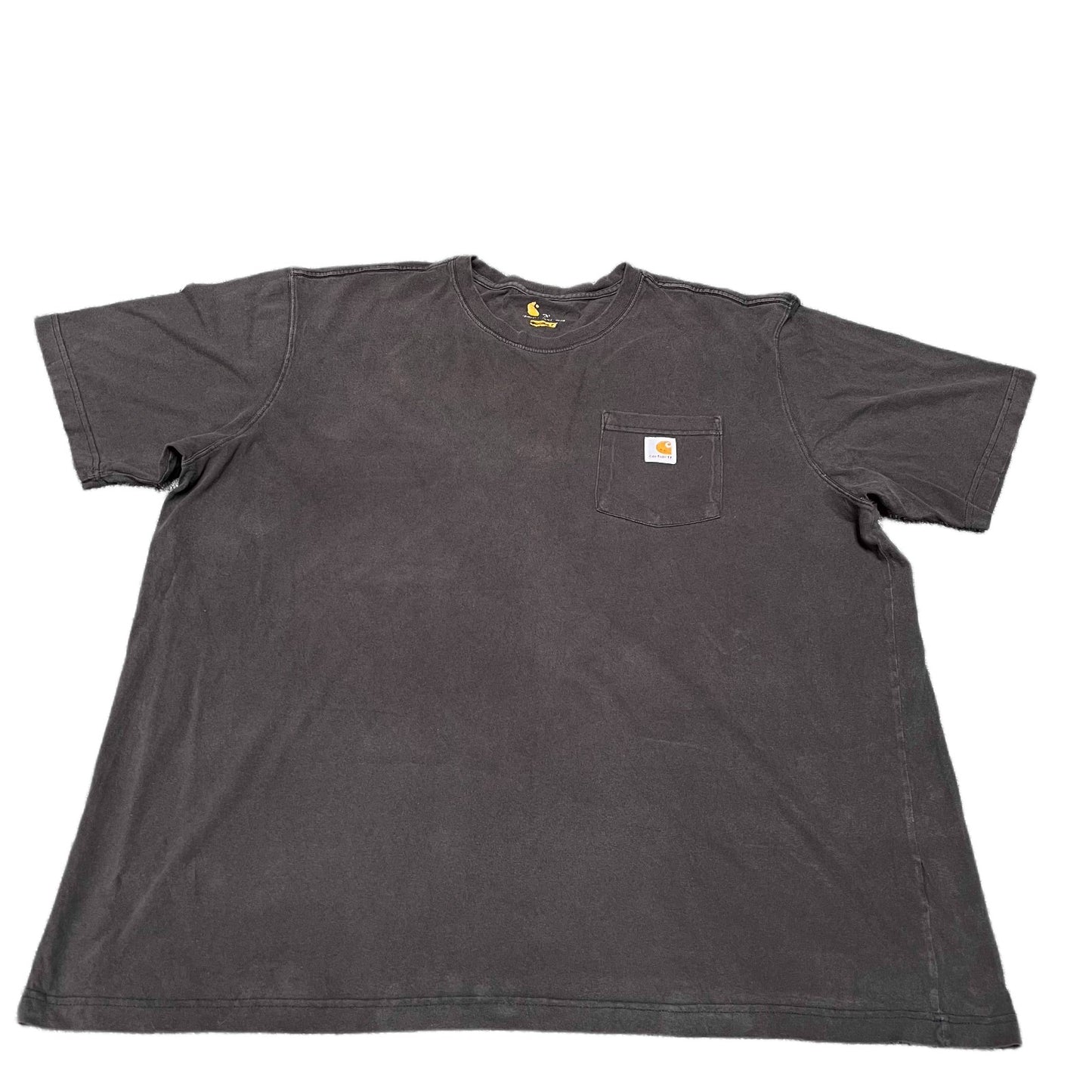 Carhartt Pocket T-Shirt Mens XL Dark Grey Original Fit Short Sleeve Crewneck Tee