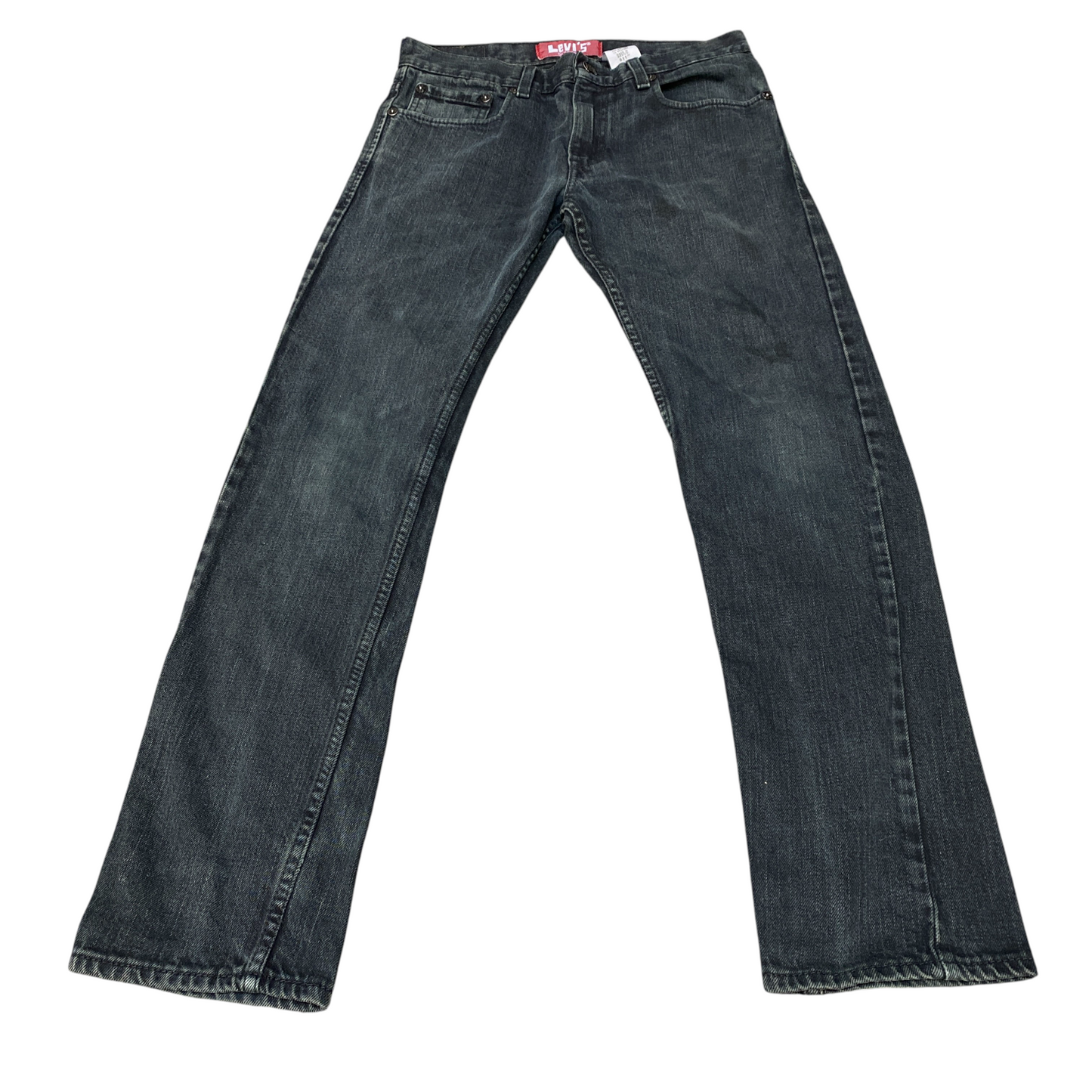 Levi's 511 Jeans Womens 30" Waist Black Premium Red Tab Regular Fit Skinny Leg