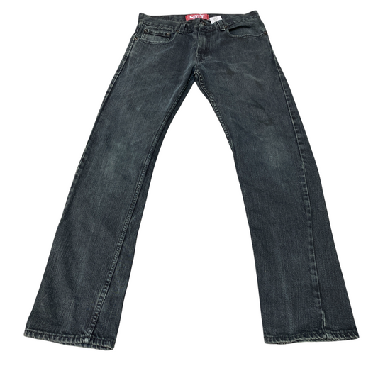 Levi's 511 Jeans Womens 30" Waist Black Premium Red Tab Regular Fit Skinny Leg
