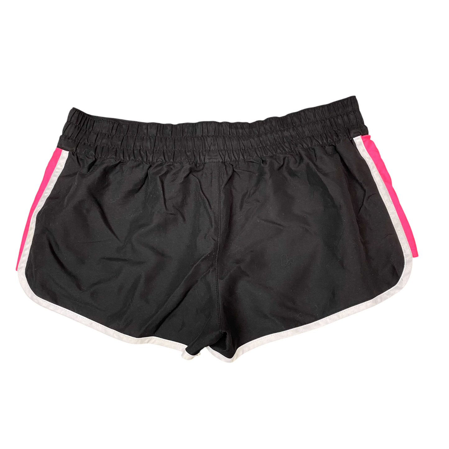 Old Navy Sprinter Shorts Womens M Black Pink Running Elastic Waist Drawstring