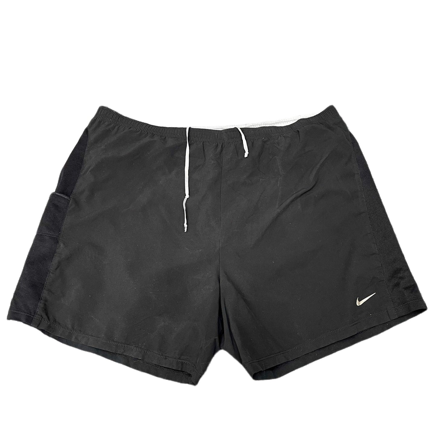 Nike Fit Running Shorts Fits as Mens Large 34" Waist Black Lined Gym Workout
