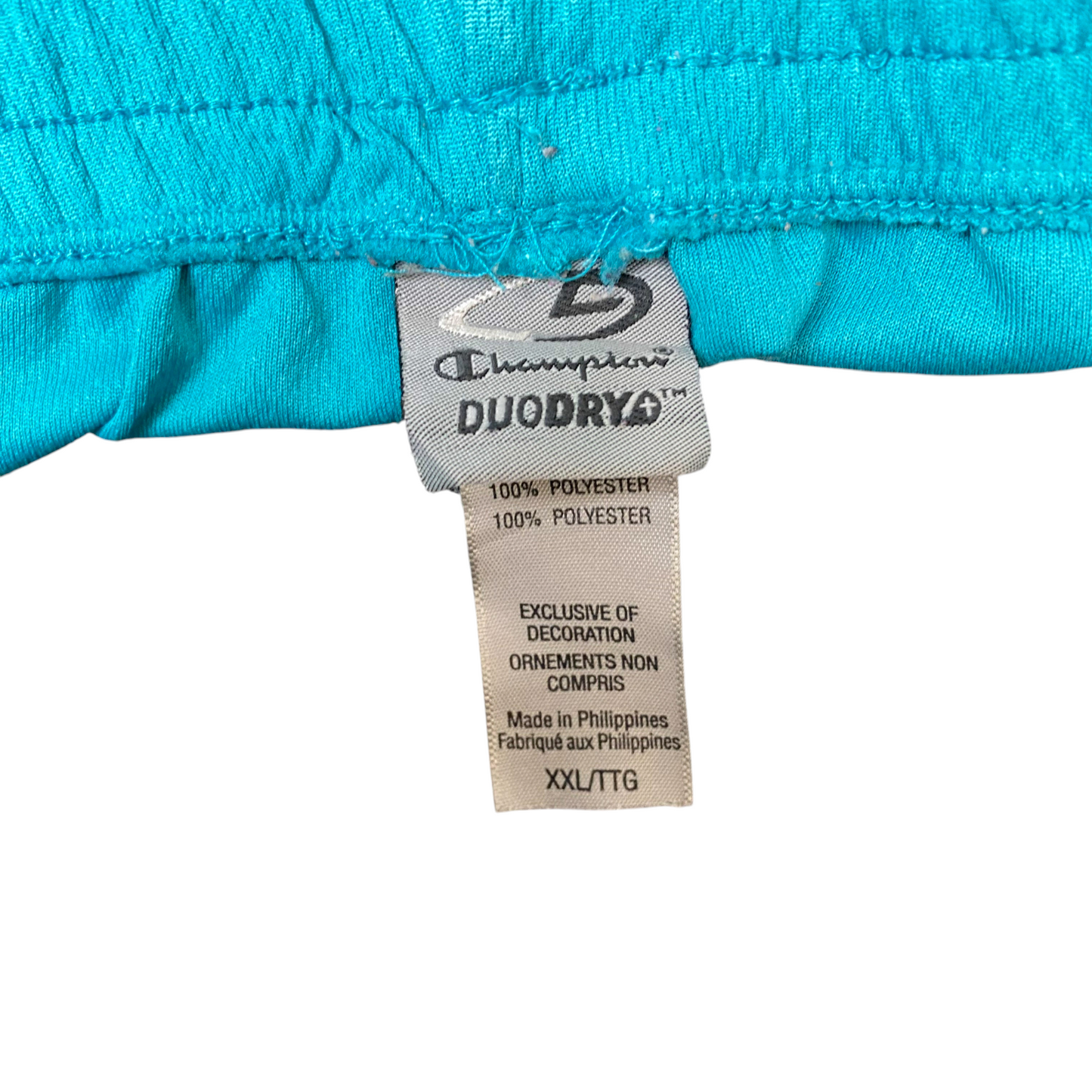 Champion Sprinter Shorts Womens XXL Blue Duo Dry Gym Running Elastic Waist