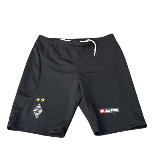 Lotto Borussia Monchengladbach Soccer Shorts Mens XL 37" Waist Black Drawstring