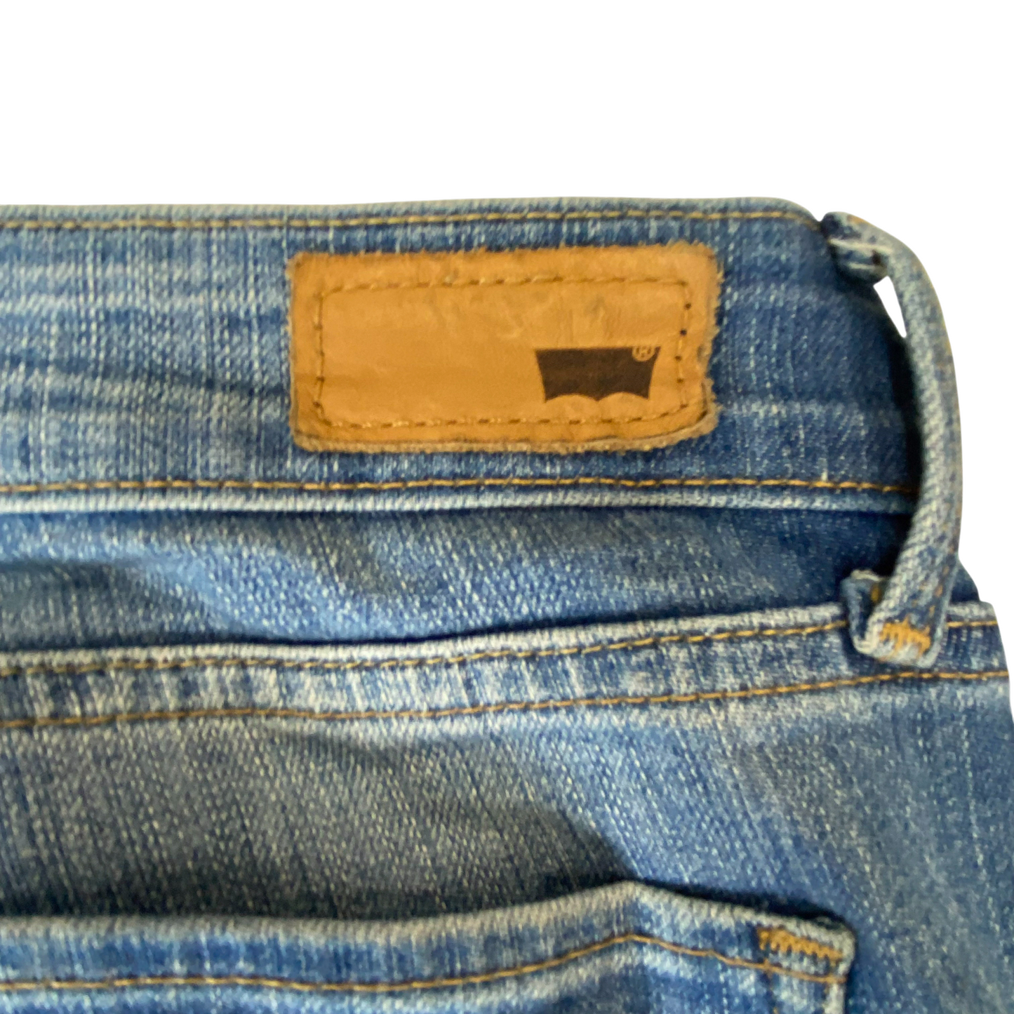 Jeans Womens Medium W28 L31 Blue Denim Demi Curve Skinny Leg Pockets Outdoor