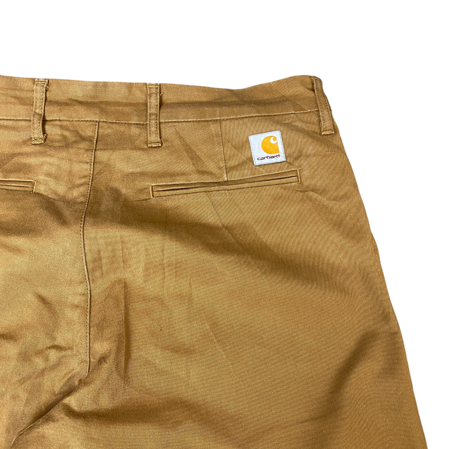 Carhartt WIP Sid Pants Mens XL Brown Work Comfort Stretch Flat Front Regular Fit