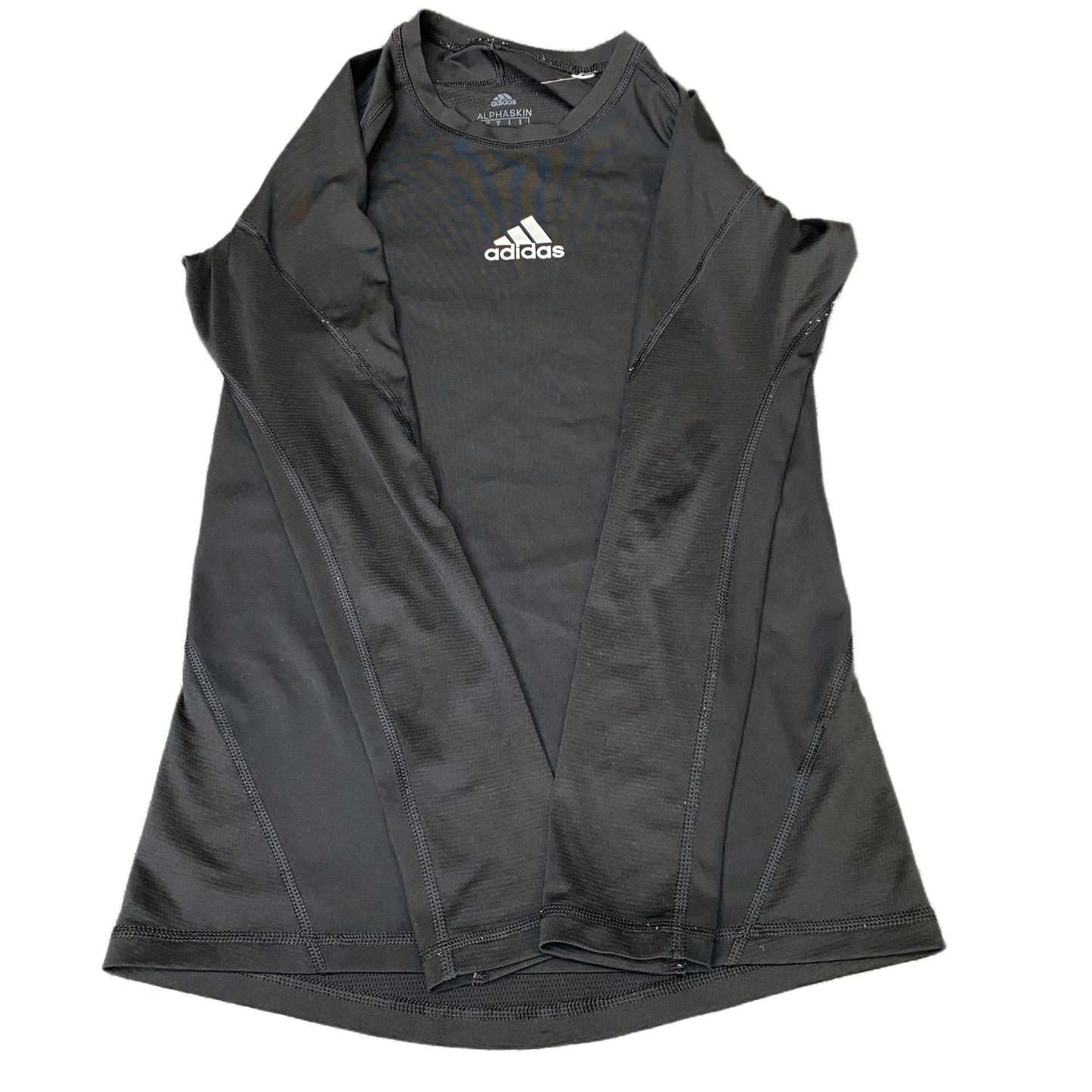 Adidas Aeroready Alphaskin Compression Top Womens S Black Long Sleeve Pullover