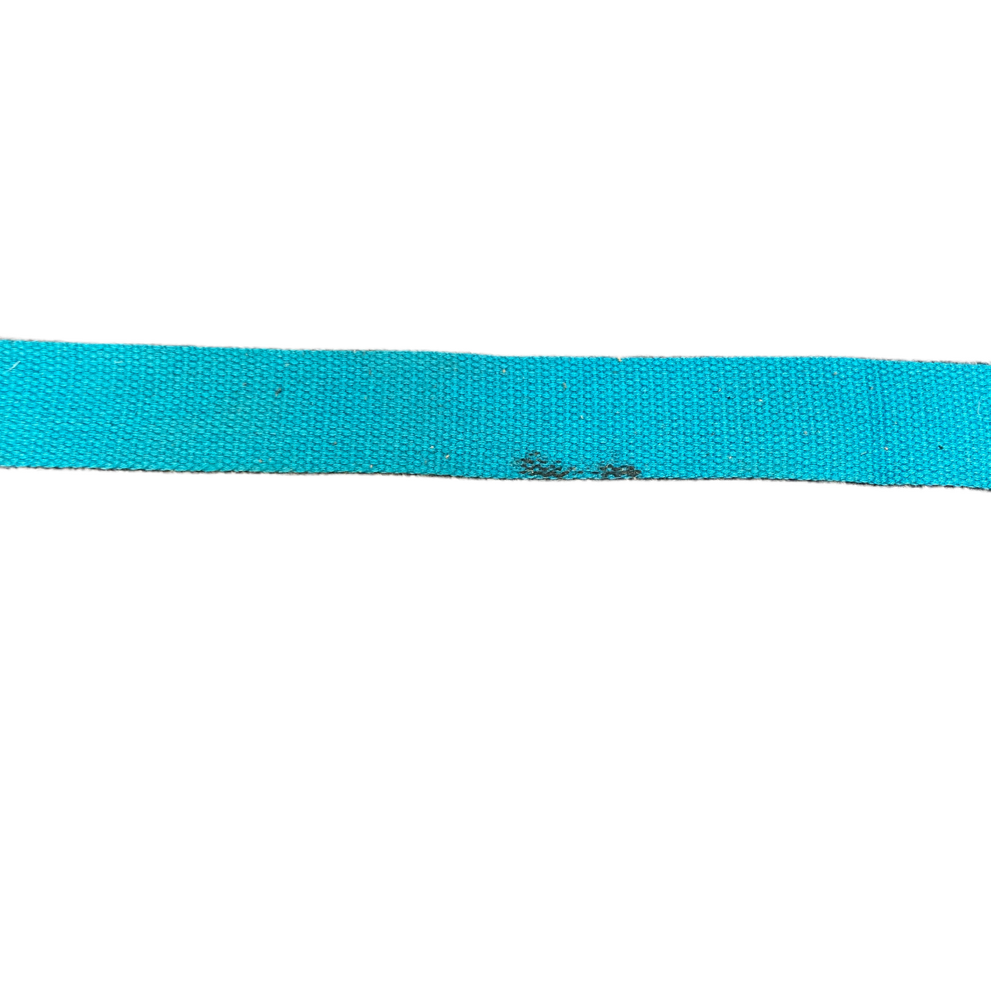 Unisex Yoga Belt Blue Canvas Adjustable Silver D- Ring Buckle 70 inches