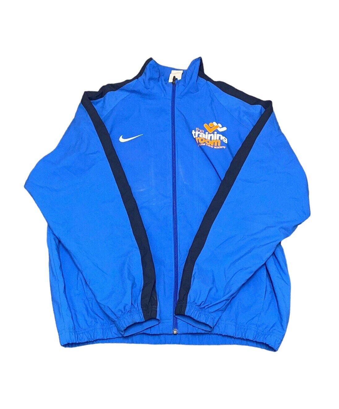 Nike Training Room Track Jacket Zip Up Blue Mens L