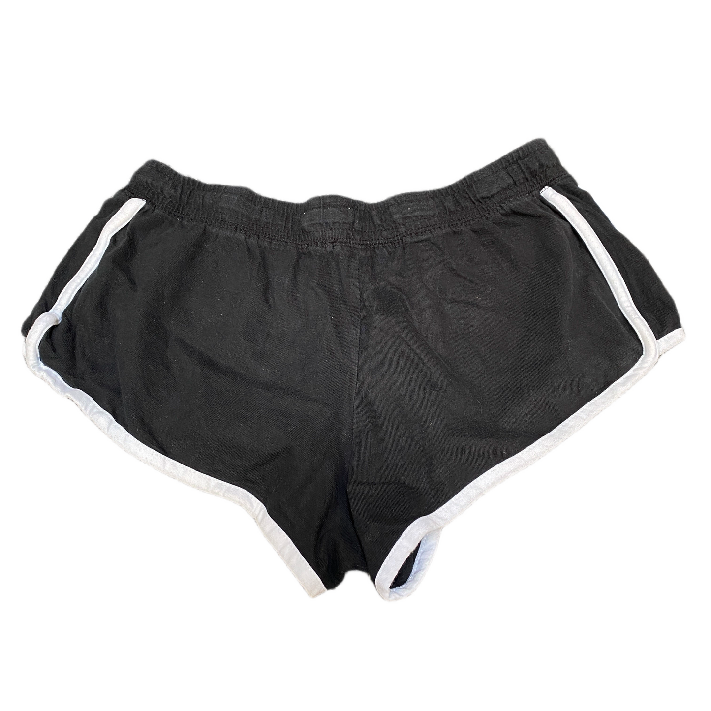 Running Sprinter Shorts Womens M 26" Waist Black Athletic Gym Workout Drawstring