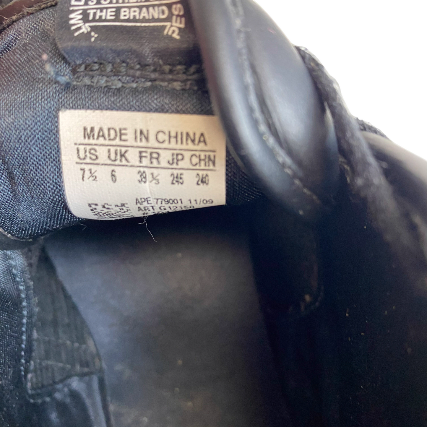 Adidas Sleek Series High-top Sneakers Mens UK 6 Black White Perforated Upper