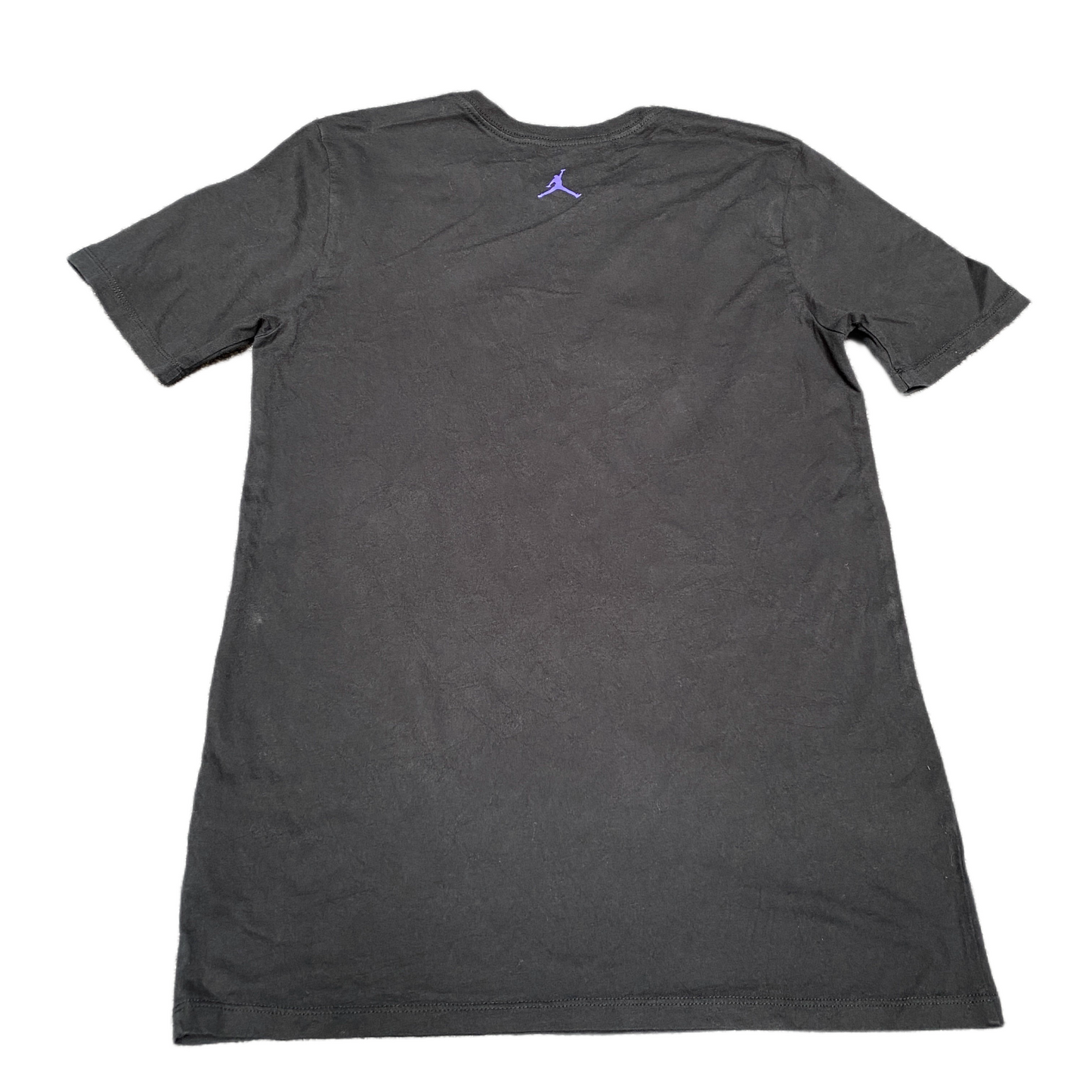 Air Jordan T-Shirt Men S Black Graphic Print Short Sleeve Crew Neck Pullover Tee