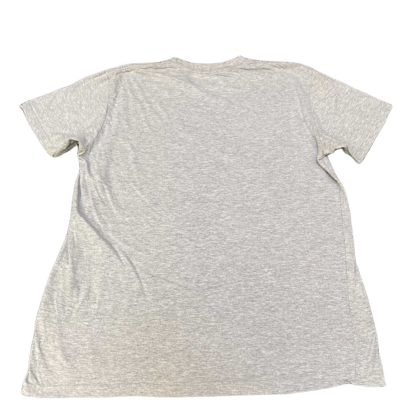 Adidas Essential Golf T-Shirt Womens XL Grey Heathered Big Logo Short Sleeve Tee