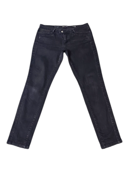 Levi's Jeans Mens 34W 31L Black Denim Dark Wash Comfort Skinny Leg Five Pocket