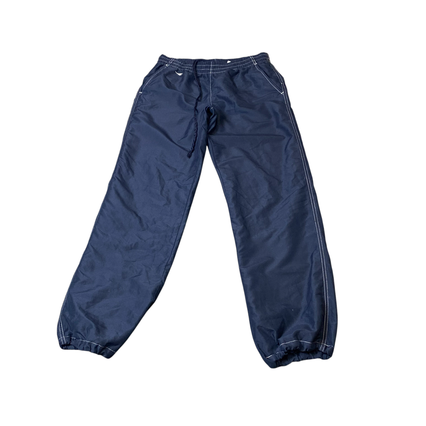 Diadora Joggers Womens M Blue Thermal Lined Drawstring Tapered Fit Track Pants