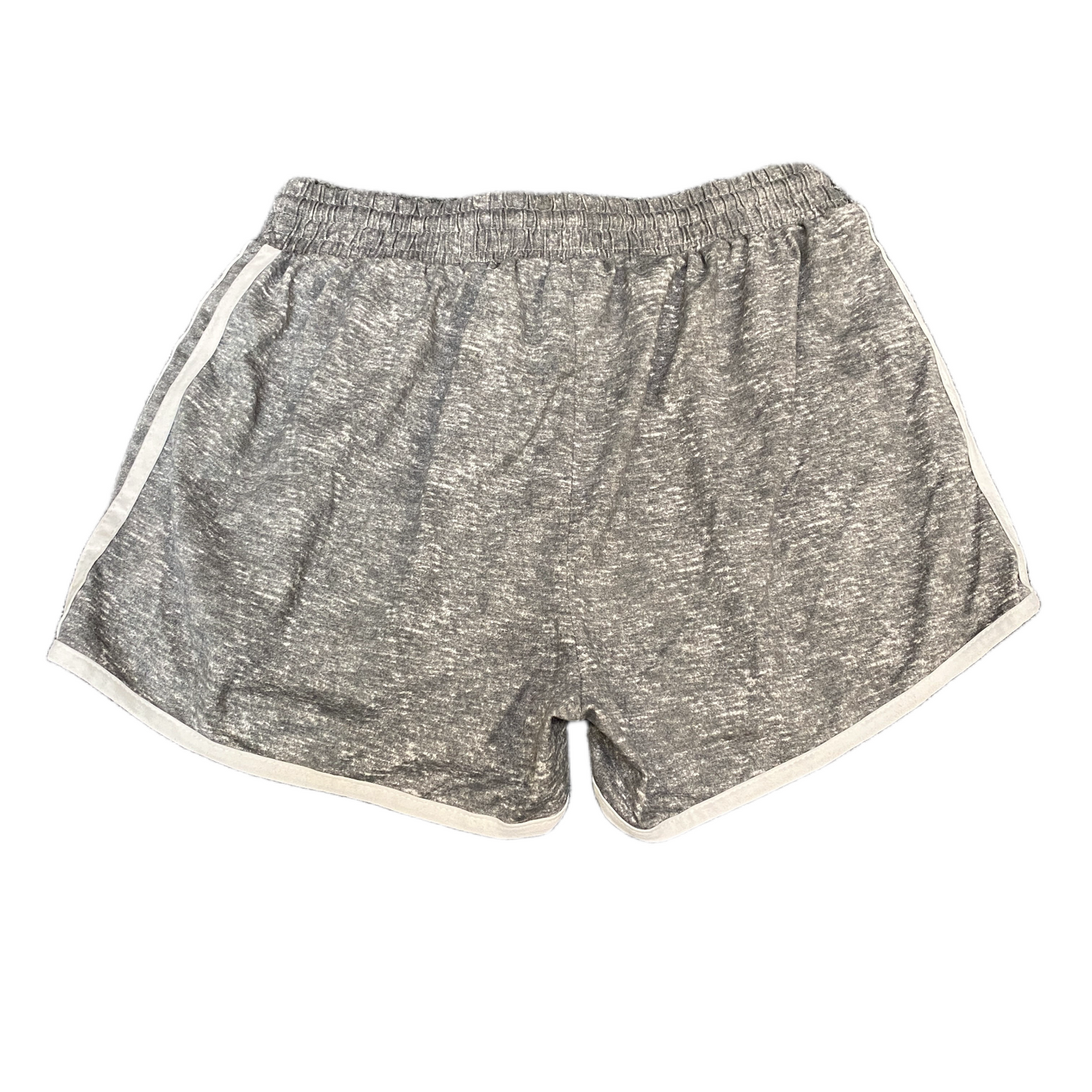 Running Sprinter Shorts Womens S/M 26" Waist Grey Athletic Workout Dolphin Hem