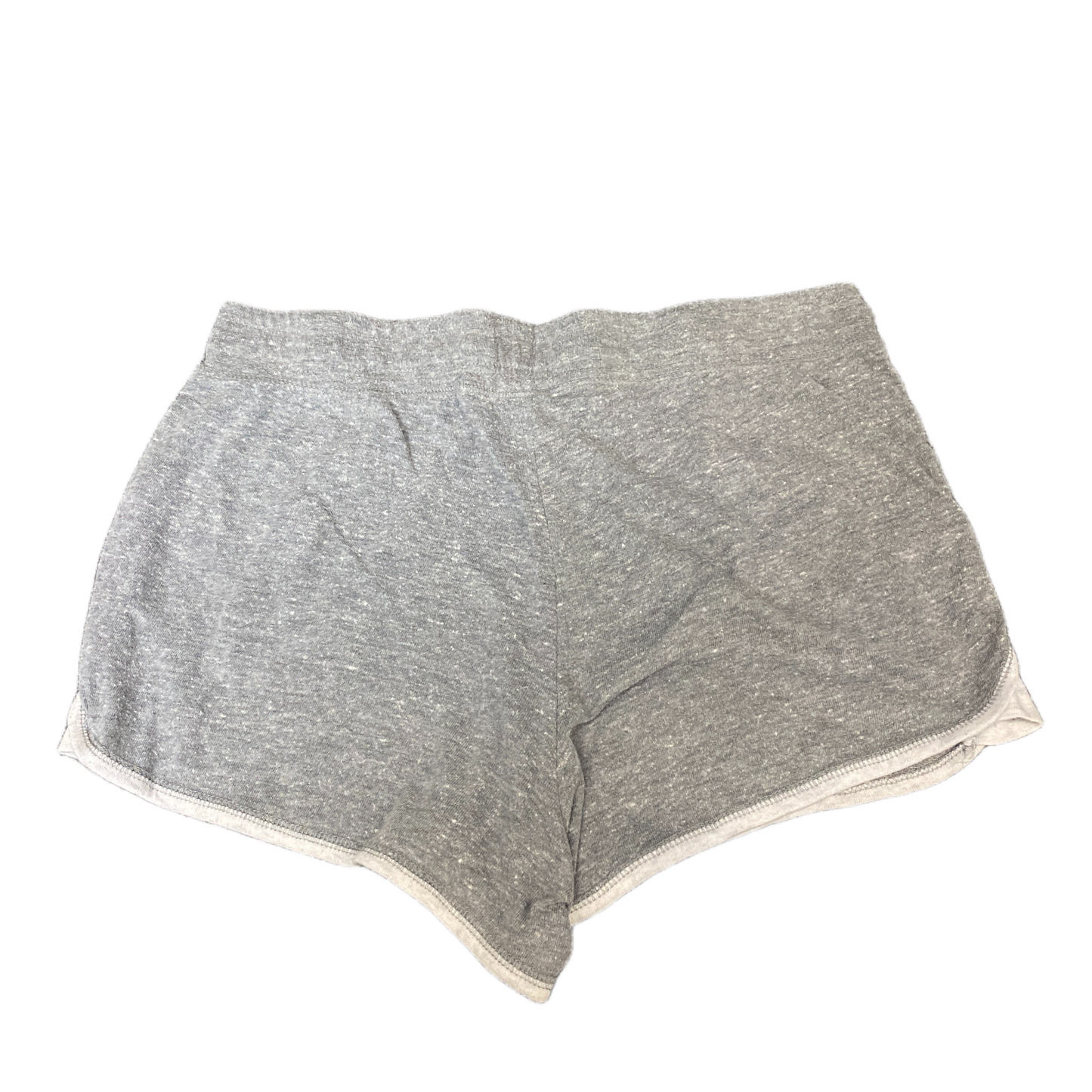 Running Sprinter Shorts Womens Large 34" Waist Grey Athletic Workout Dolphin Hem